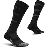 Feetures Compression Knee High Socks - Graduated Compression Socks for Women & Men - (1 Pair)
