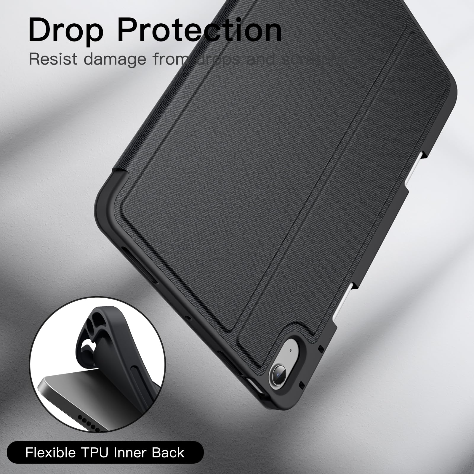 Case for iPad Air 11-Inch M3/M2 (2025/2024), iPad Air 5/4 (2022/2020 10.9-Inch)