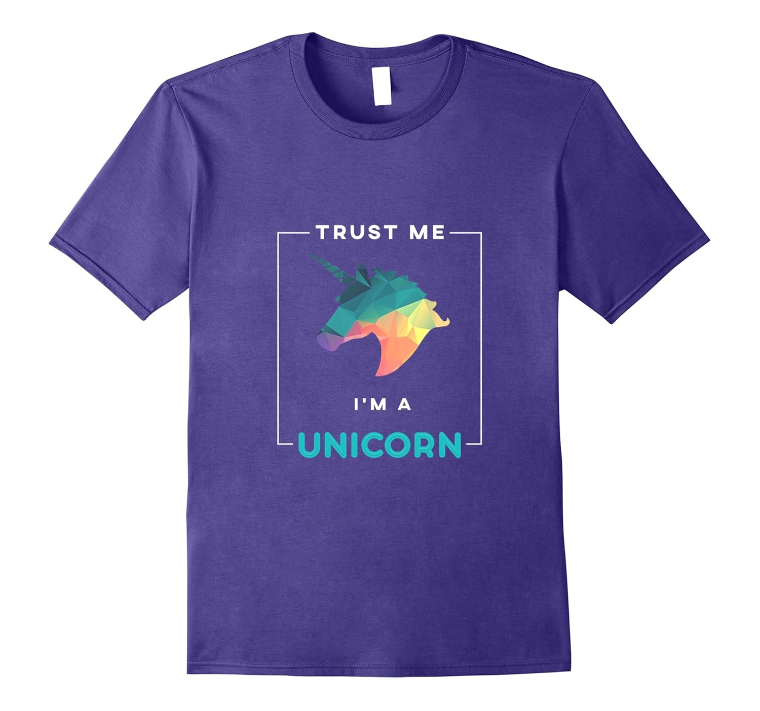 Trust Me I'm A Unicorn Tshirt Artwork-Rose