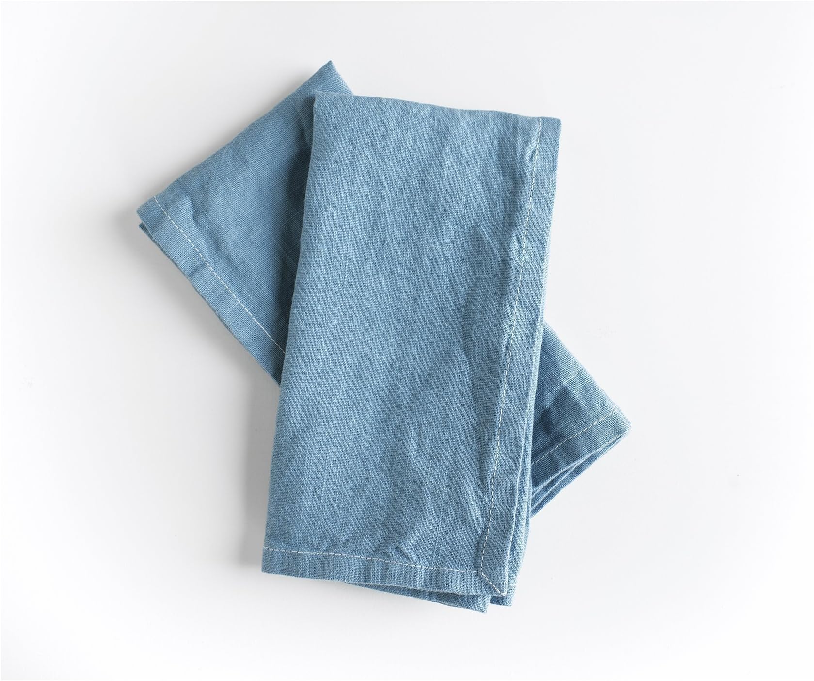 Indigo linen Napkins- Set of 2 - Linen Napkins