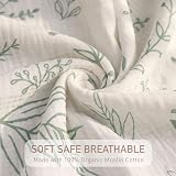 Soarwg Kids Muslin Swaddle Blankets 95x100 cm Pack of 3 Baby Burp Cloths view 3