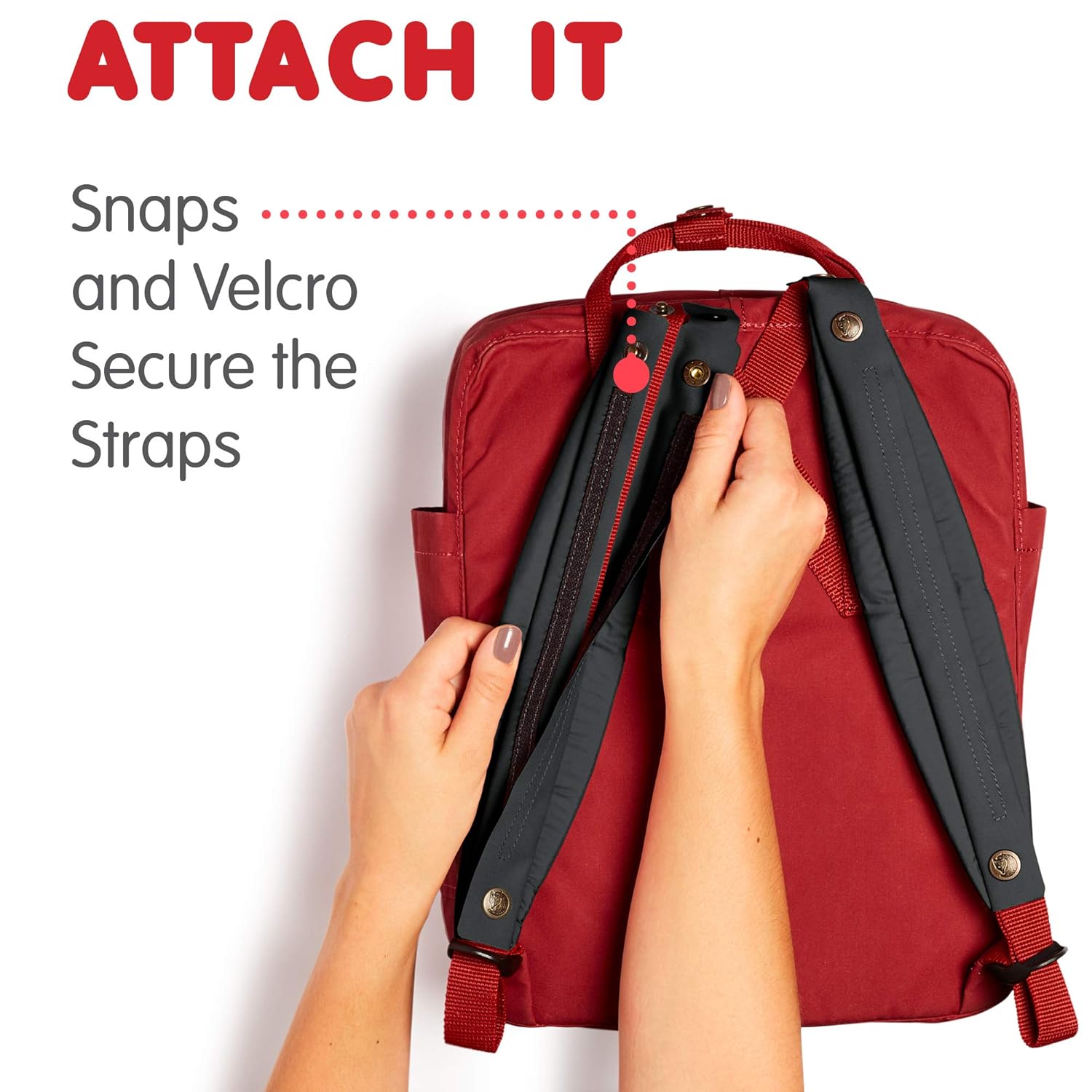 kanken shoulder pads forest green