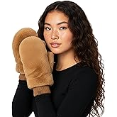 Funky Junque Faux Fur Flip Mittens Womens Warm Convertible Fingerless Gloves