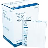 Covidien 7643 Telfa Adhesive Dressing, Sterile 1's Peel-Back Package, 3" x 4" Size, Pack of 100