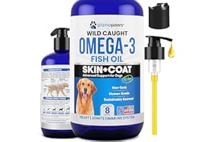 Omega 3 Fish Oil for Dogs - Better Than Salmon Oil for Dogs - Dog Fish Oil Supplement for Shedding, Allergy, Itch Relief - Su