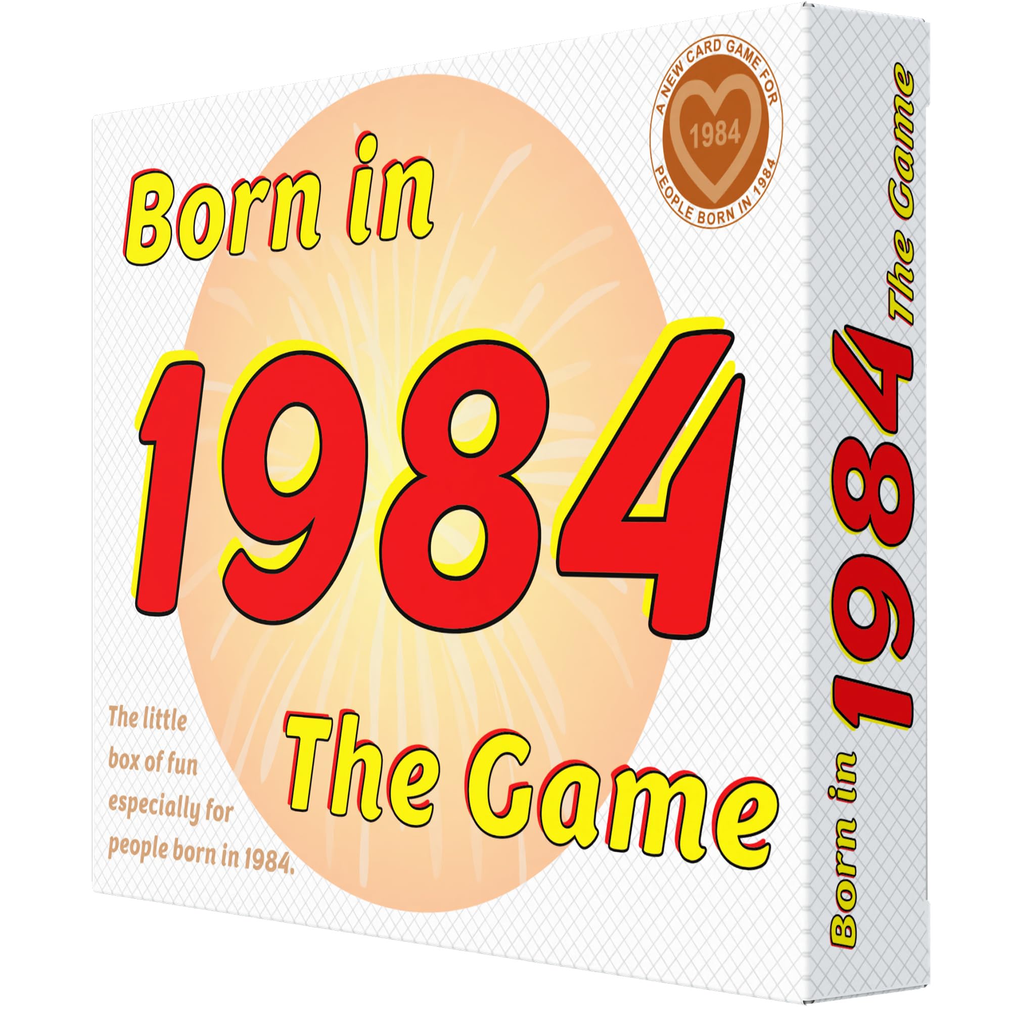 GoForItGames.com Born In 1984 THE GAME. One-of-a-kind 1984 gift for the 1984 vintage. A “WINNER” among 1984 gifts. This compact, portable 1984 birthday card game is ideal for any event.