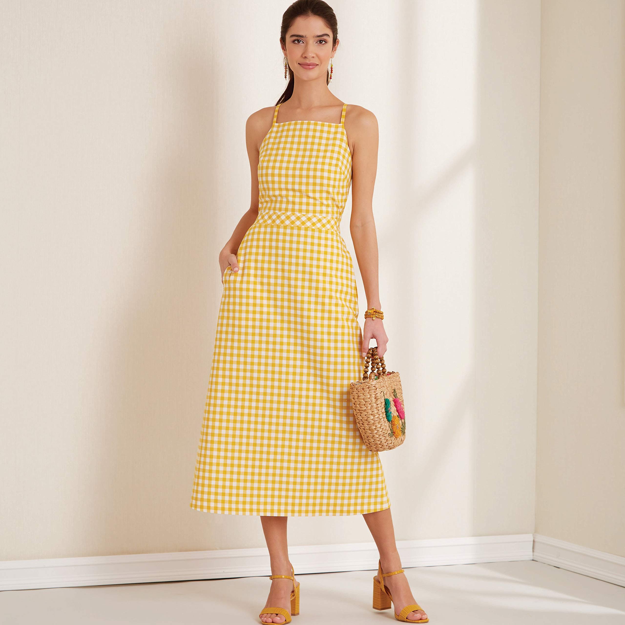 New Look Sewing Pattern N6666Misses' Dress, White