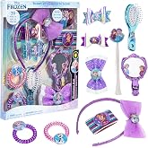 Disney Frozen Hair Accessories Set with Bows, Brush &amp; Mirror, Ages 3+