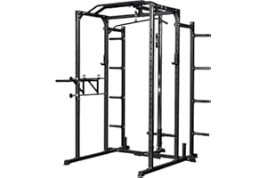 REP FITNESS PR-1100 Power Rack - 700 lbs Rated Lifting Cage for Weight Training