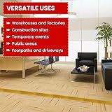 Vigil Cable Protector Ramp 1000mm Yellow Floor Wire Cover Cable Management view 7