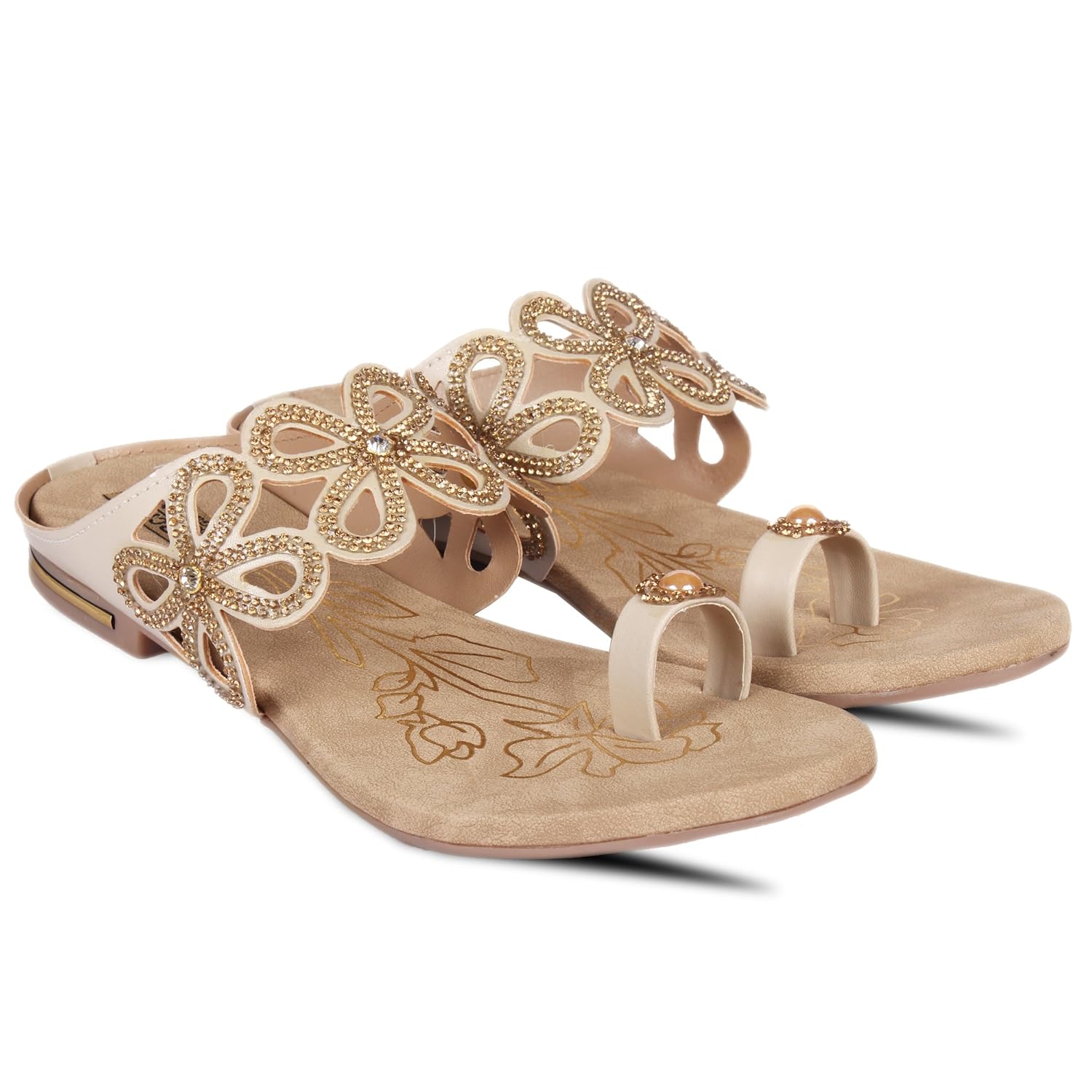 anand archies artificial leather flats for women's and girl's (aa-310-p)