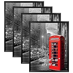 PETAFLOP 4 Pack 24x36 Frame for Pictures with