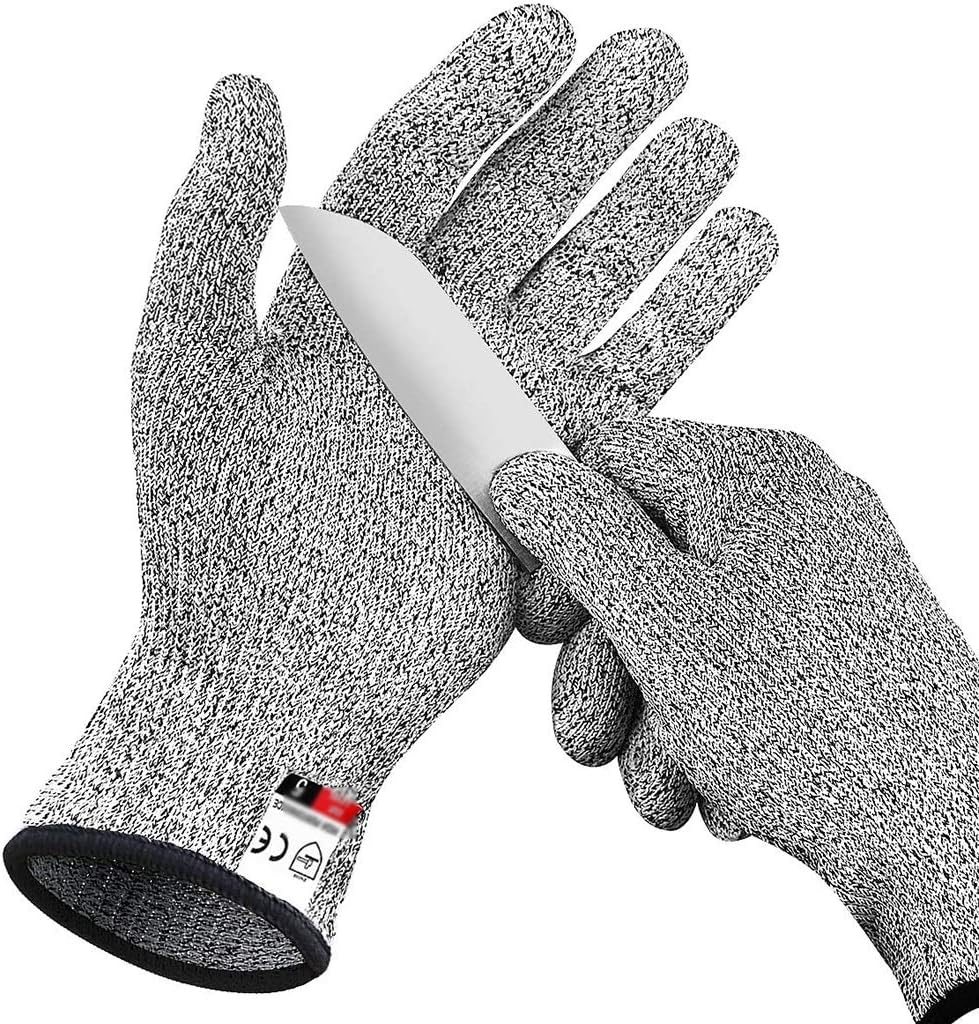 Safety Cutting Gloves, Level 5 Protection, Cut Resistant Gloves, for