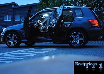 X204 Glk 18 Led Smd Innenraumbeleuchtung Komplettset Beleuchtung Innenraum Leds Amazon De Auto