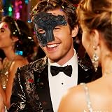 Oidea Men's Masquerade Mask Half Face Greek Roman Warrior Vintage Phantom view 2