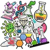 10 Pcs Science Laboratory Iron on/Sew on Patches, Back to School Embroidered Applique Patches, Clothes Backpacks Hats Pants Jackets Jeans Decoration, Student Classroom Prizes