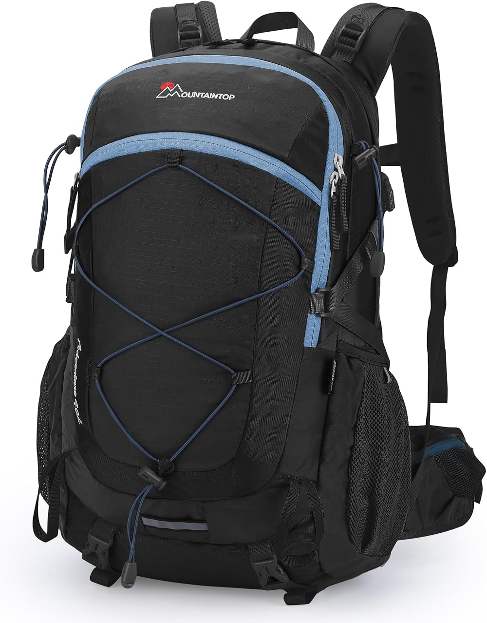 MOUNTAINTOP 40L Hiking Backpack Water Resistant Trekking Rucksack 55x33x20cm