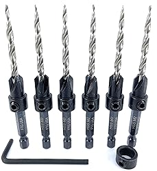 FTG USA Countersink Drill Bit Set 6 Pc #8