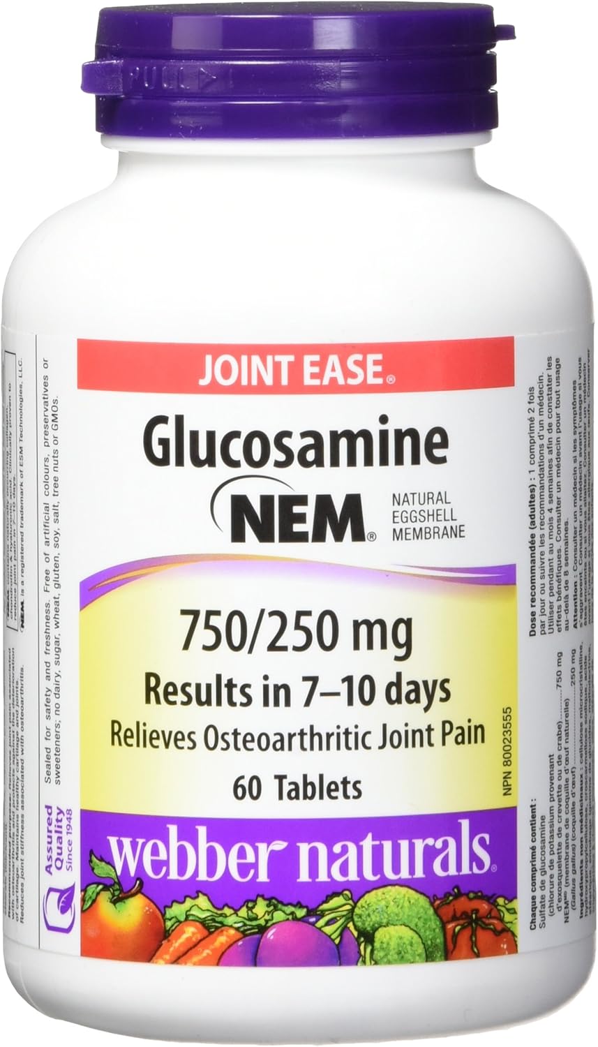 ber Naturals 122689 Glucosamine with Natural Eggshell Membrane