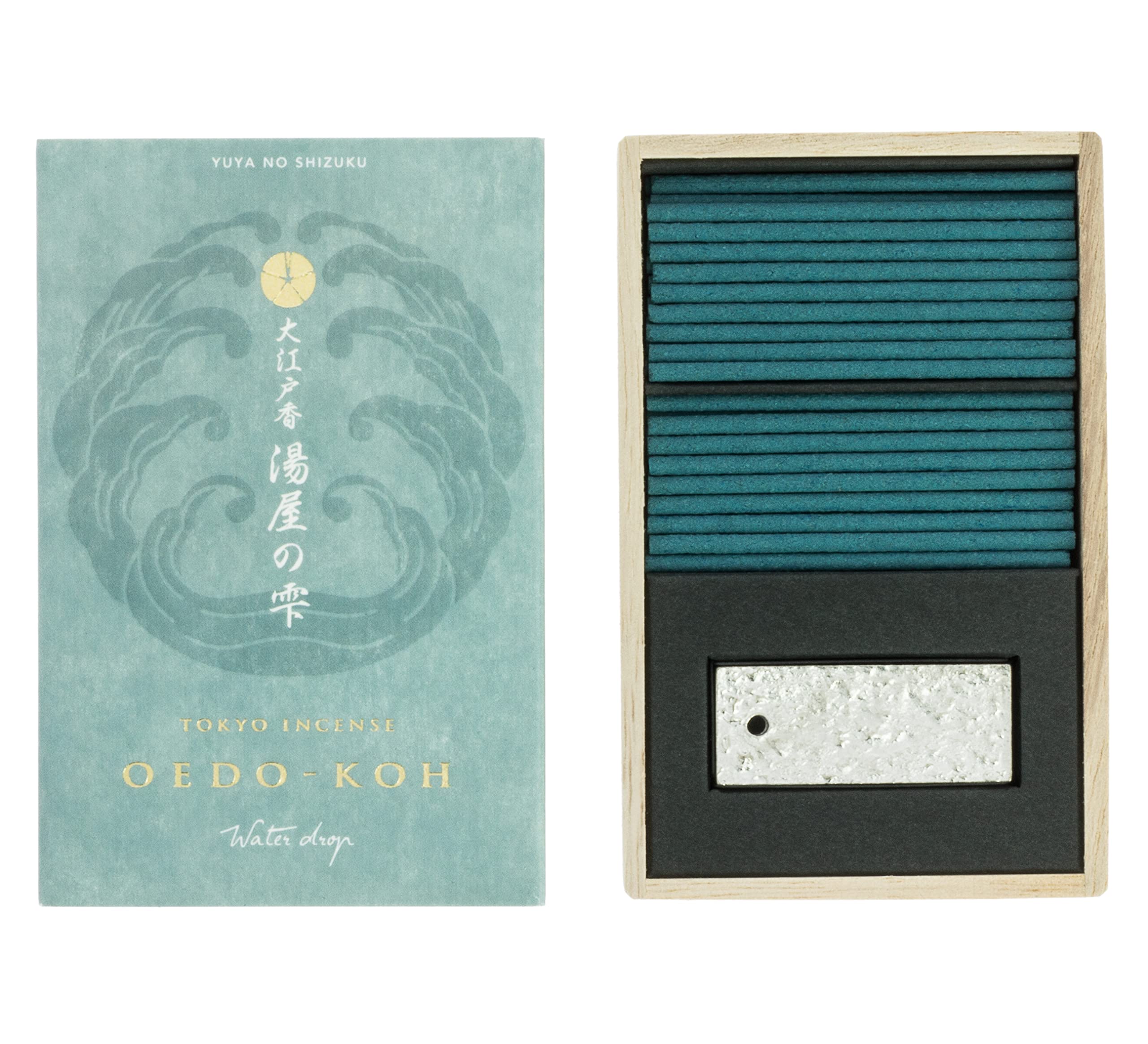 nippon kodo Japanese Incense, Oedo-KOH, Water Drop, 60 Sticks, Japanese Incense