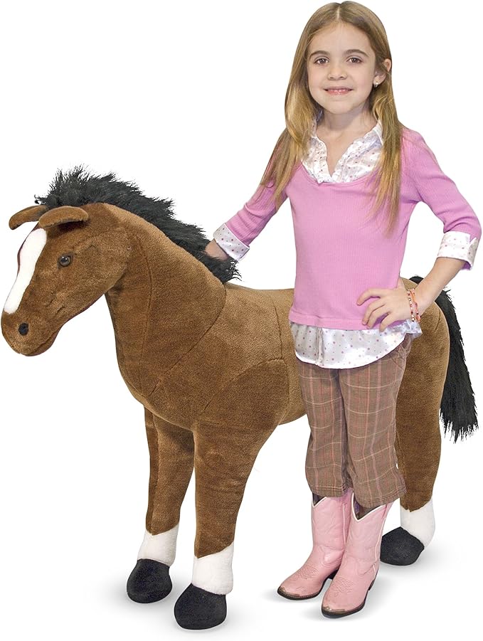 caballos de peluche grandes