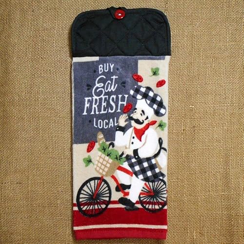 Amazon Com Buy Local Eat Fresh Chef Themed Plush Hanging Dish