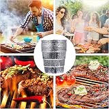 DOITOOL 12PCS Foil Tray Grease Bucket Liner for Smoker & Grill view 7