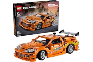 LEGO Technic Fast and Furious Toyota Supra MK4 Building Kit- Toy Car for Kids, Boys, and Girls, Ages 9+ - Creative Gift for Fast and Furious Car Fans - Realistic Engineering Details - 42204