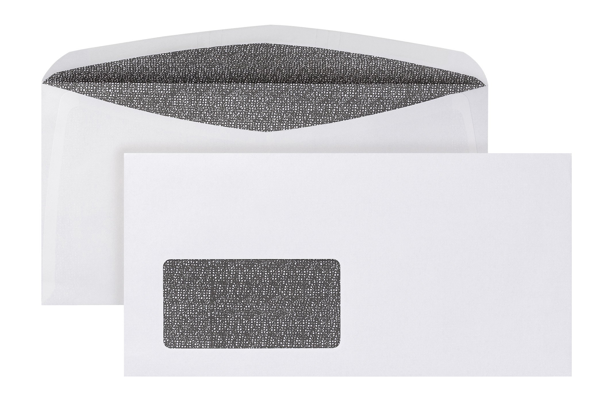 Posthornvelox C6/5 Envelopes (Pack of 1000), Wet Adhesive Window Envelopes with Inner Side Flaps, Envelope Sleeves with Number Sea and Security Slot, 114 x 229 mm