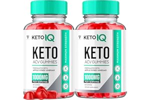 FYVUS (2 Pack) Keto IQ KetoIQ ACV Gummies, Keto IQ Keto ACV Gummies Advanced Weight Loss Keto+ ACV Apple Cider Vinegar Vitamin Formula, Keto IQ Gummy Supplement 1000MG Keto+ACV Folic Acid (120 Gummies)