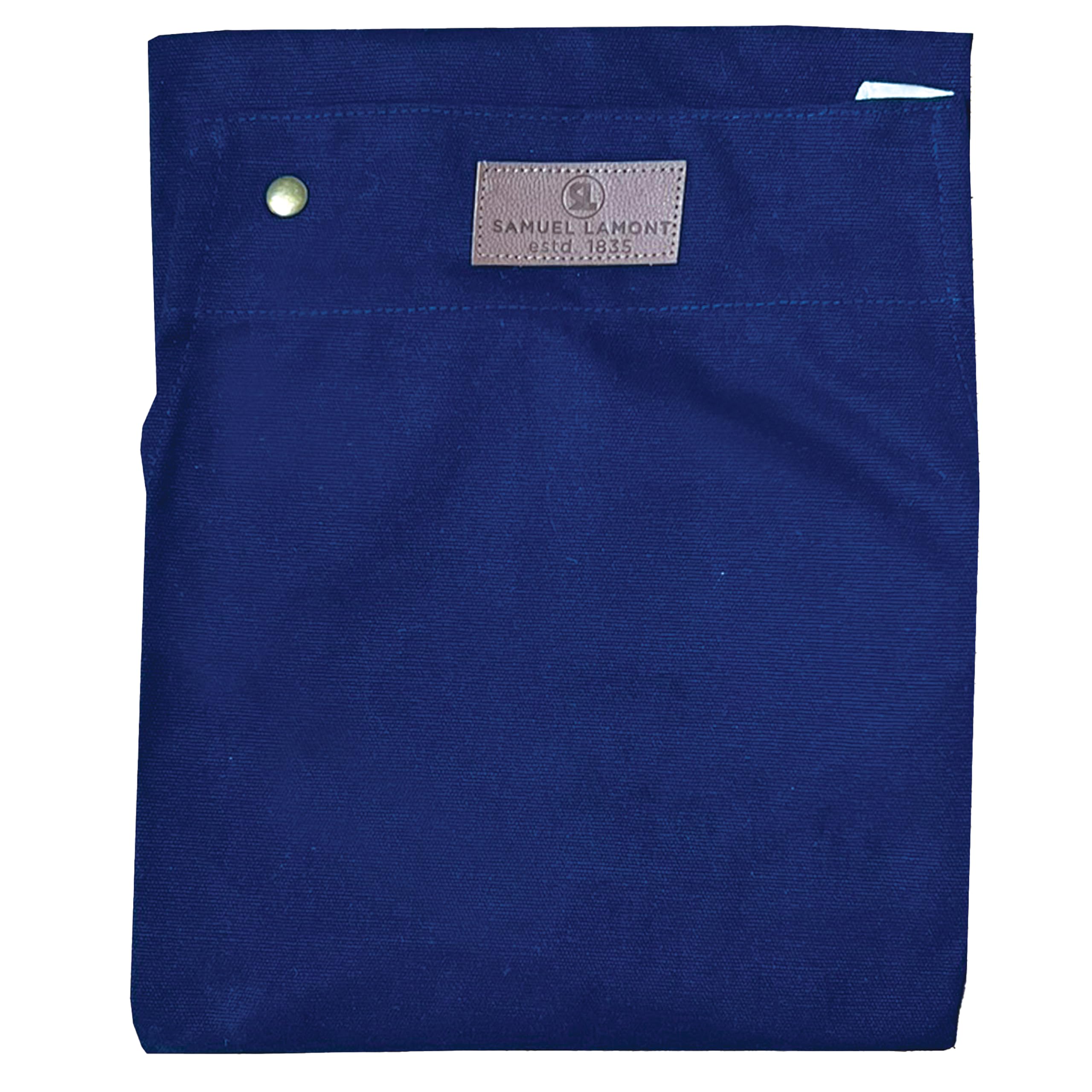 Samuel Lamont Cooking Apron - Premium Kitchen Apron for Chefs and Home Cooks | Stylish and Durable Chef's Apron for Cooking, Grilling and Baking | Navy Blue Canvas | One Size