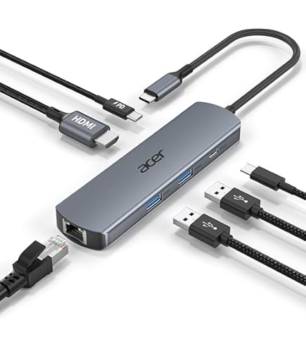 Dell 7-in-1 USB-C Multiport Adapter - Versatile Connectivity