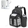 CURMIO Portable Oxygen Concentrator Backpack, POC Carrying Bag Compatible for Inogen, OxyGo and Caire Units, Bag Only