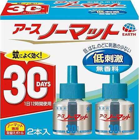 Amazon アースノーマット 30日用 無香料 4 5 12畳用 取替ボトル2本入 アースノーマット 虫除け 忌避用品