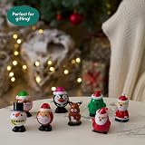 THE TWIDDLERS 8 Christmas Wind Up Toys Assorted Xmas Designs Snowman Santa view 2