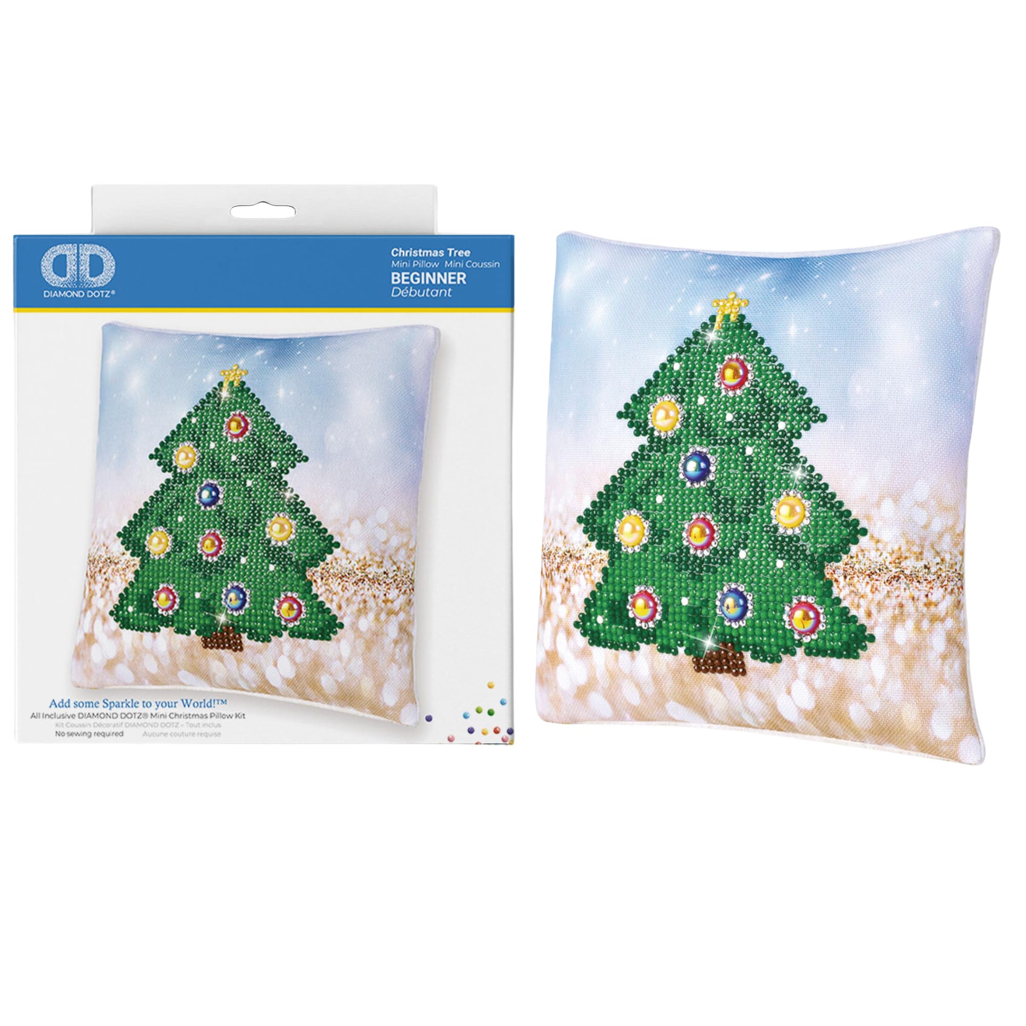 DIAMOND DOTZ DPP2 Kits, Christmas Tree, 18 x 18cm