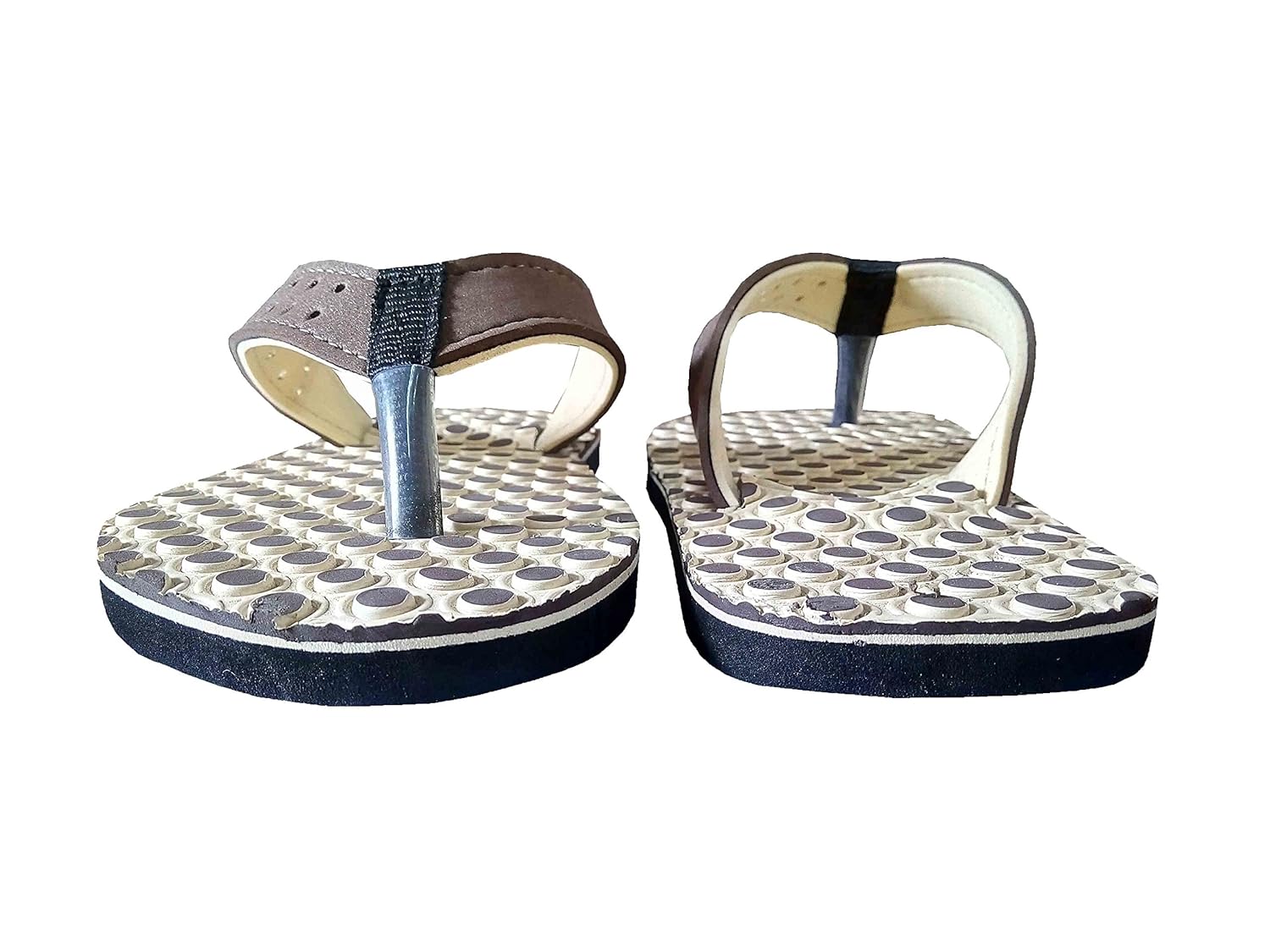 unispeed women's foot relief + accupressure dotted flip-flops (foot massage slippers)