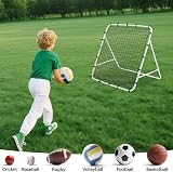 Amazing Tour Football Rebounder - Adjustable Steel Frame Net Trainer view 2