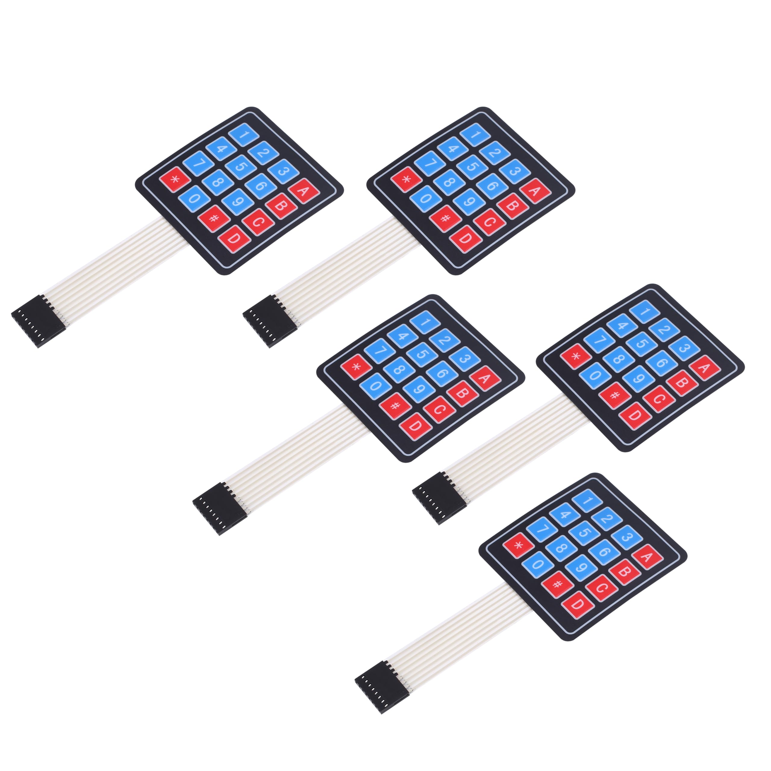 Photo 1 of Teyleten 4x4 Matrix Membrane Switch Keypad Keyboard - 16 Key for Arduino - 5PCS