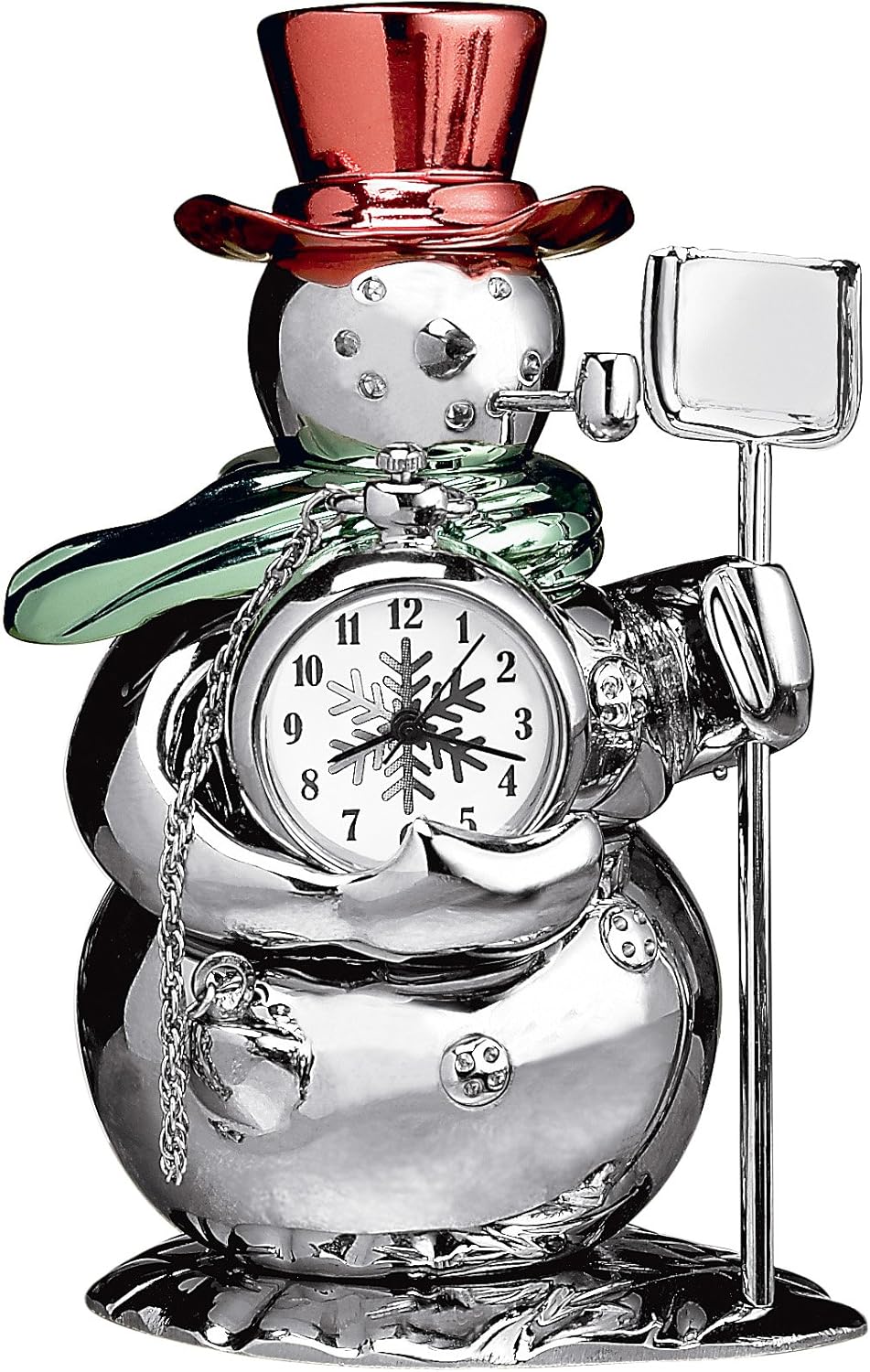 Bulova Miniature Clock Snowman Watches