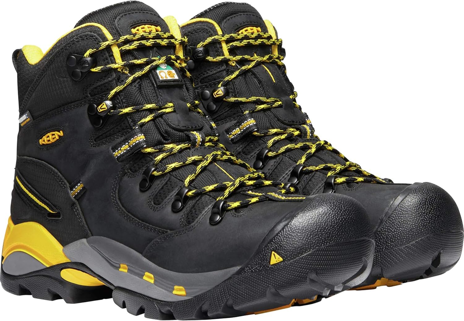 KEEN Utility Mens Work Construction Boot Numeric/_11/_Point/_5 Wide Black//Yellow