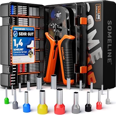 SOMELINE Crimping Pliers Ferrule Set 0.25–10 mm² 18 Types