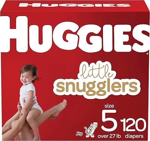 Baby Diapers Size 5, 120 Ct, Huggies 