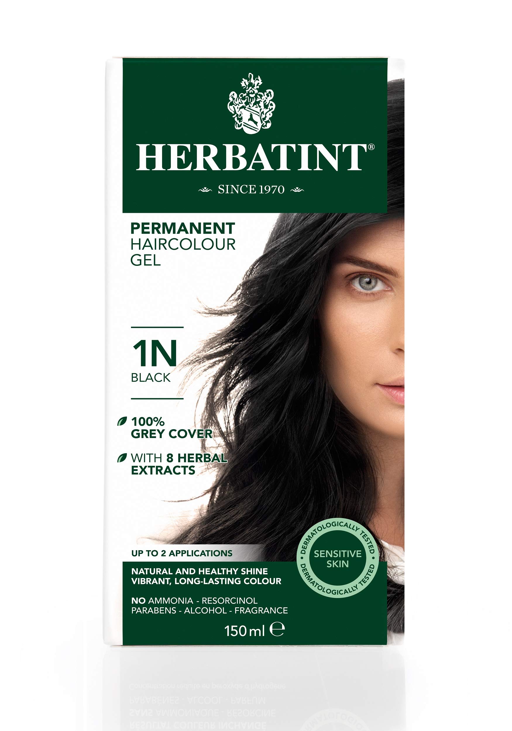 Herbatint Couleur Noir - 1N - 150ml