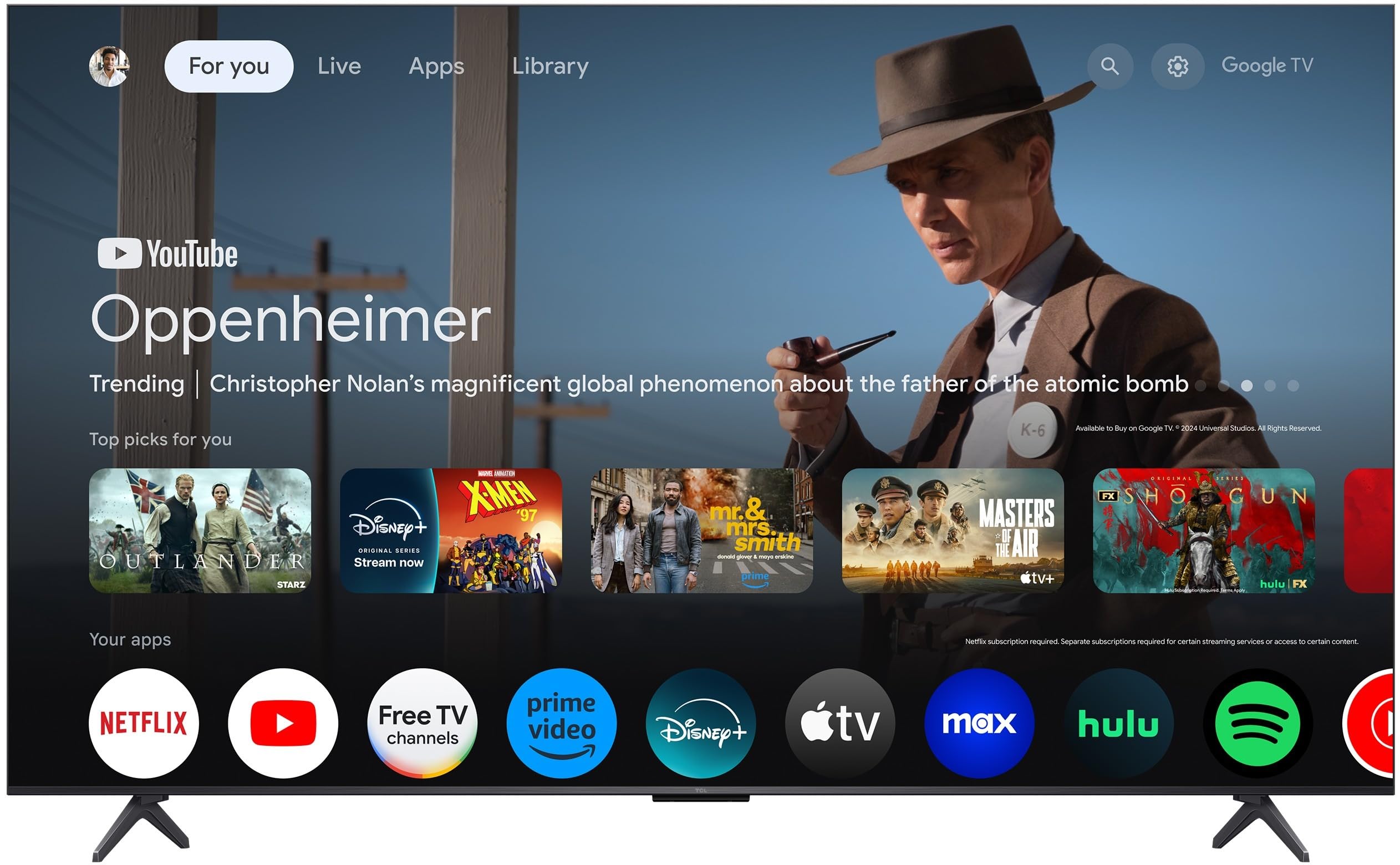 Photo 1 of TCL 65-Inch QM64L Series QLED 4K Smart QD-Mini LED TV with Fire TV (65QM64L, 2026 Model) New Halo Control System, LD500 Precise Dimming Series, High Contrast HVA Panel, 144Hz Native Panel Refresh Rate