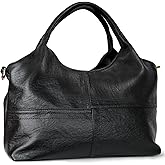 KOGTLA Vegan Leather Purses for Women with Detachable Satchel Strap, Ladies Handbags, Tote Hobo Bags with Top Handle