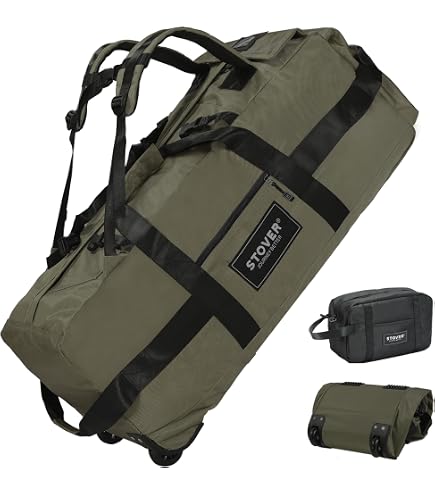 Amazon.com | Samsonite Ripstop Wheeled Rolling Duffel Bag, Blue