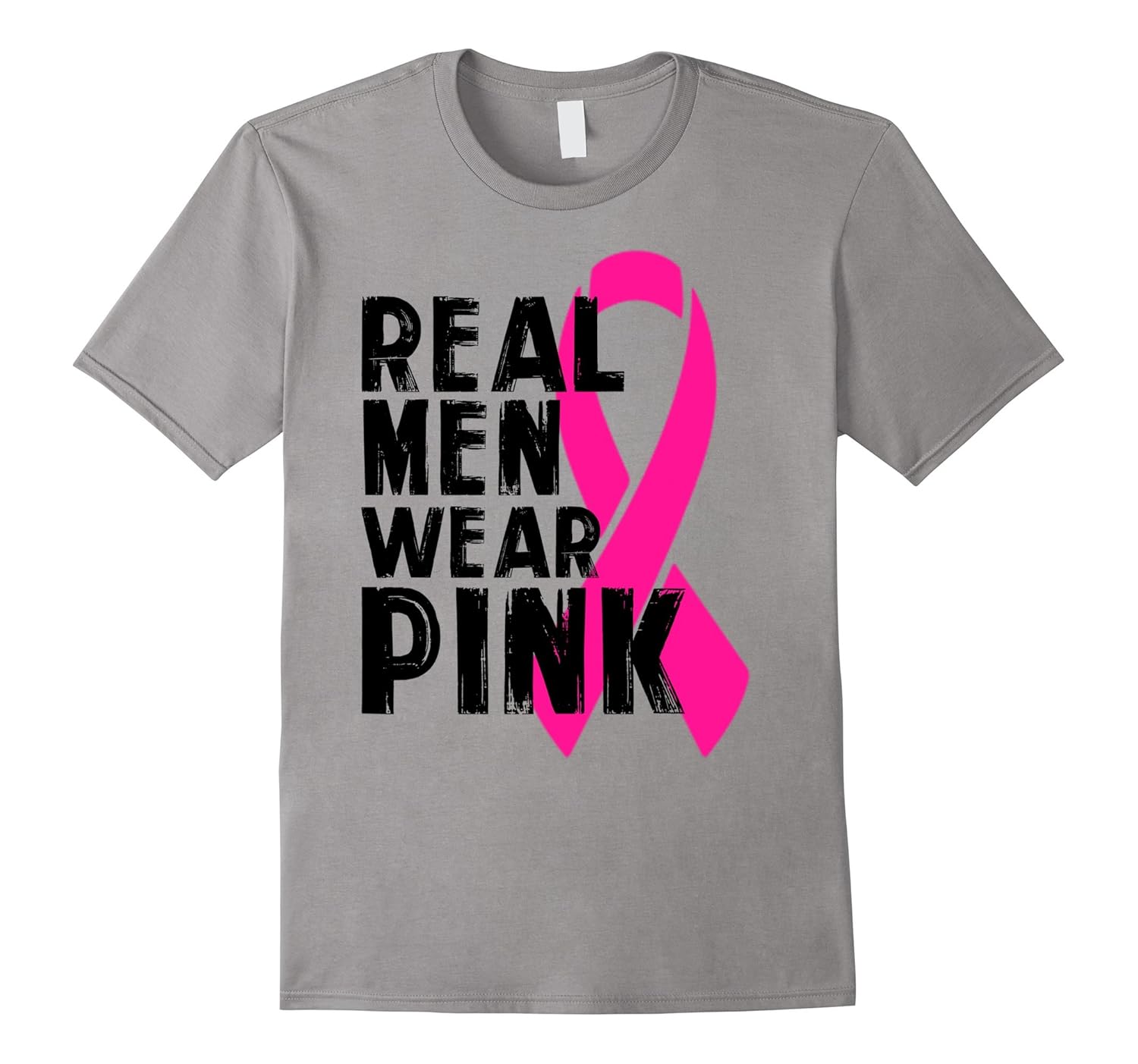 PREMIUM Breast Cancer Awareness Tshirt Real Men Wear Pink-ANZ