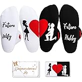 EccoCove Engagement Gift Wedding Gift for Couples – Future Wifey&Hubby, Bride&Groom Socks