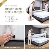 Bedbinder Deluxe Twin to King Bed Converter Kit - Secures Mattresses view 5